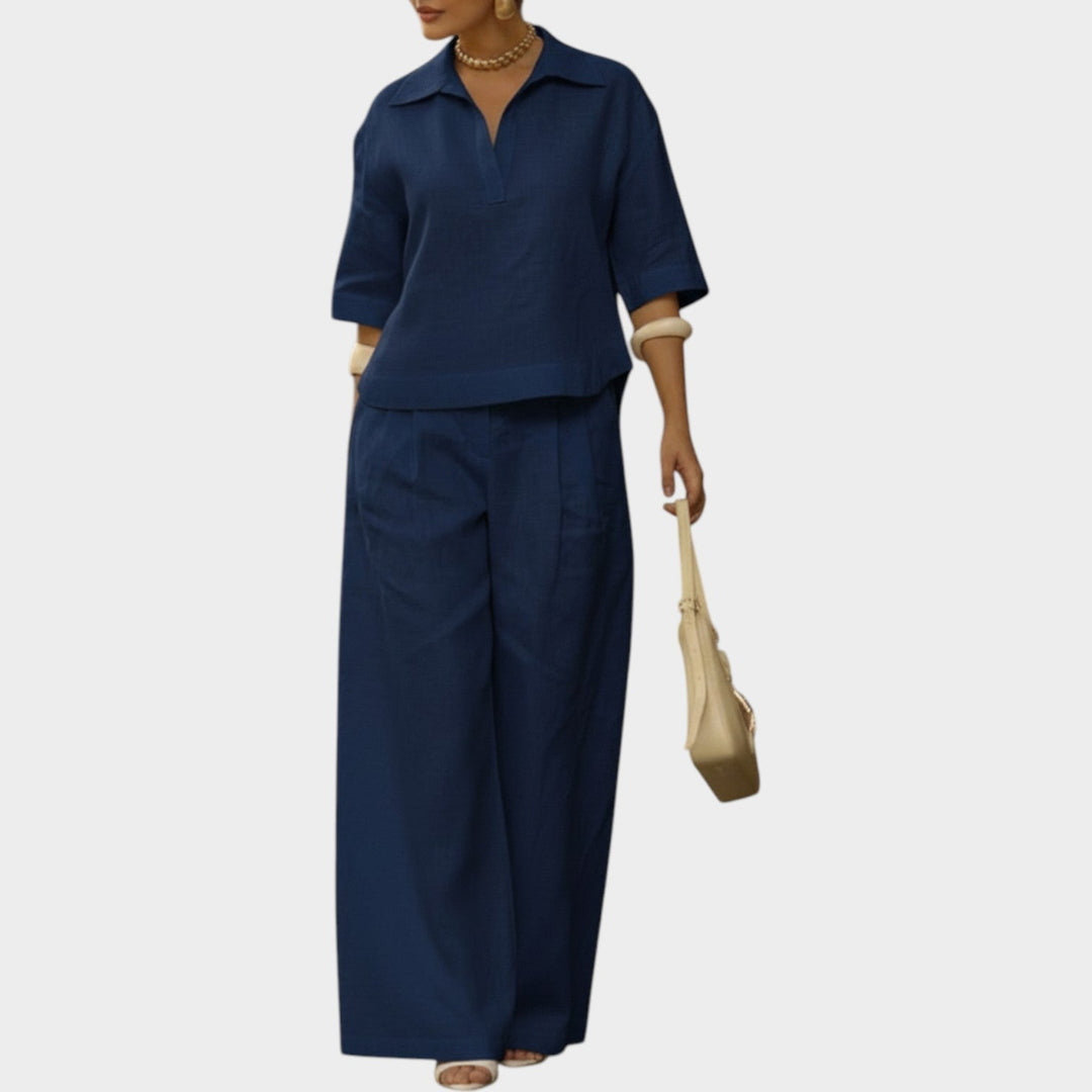 Relaxed Tailored Two-Piece Set